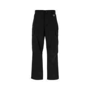 Moncler Men Black Stretch Cotton Cargo Pant